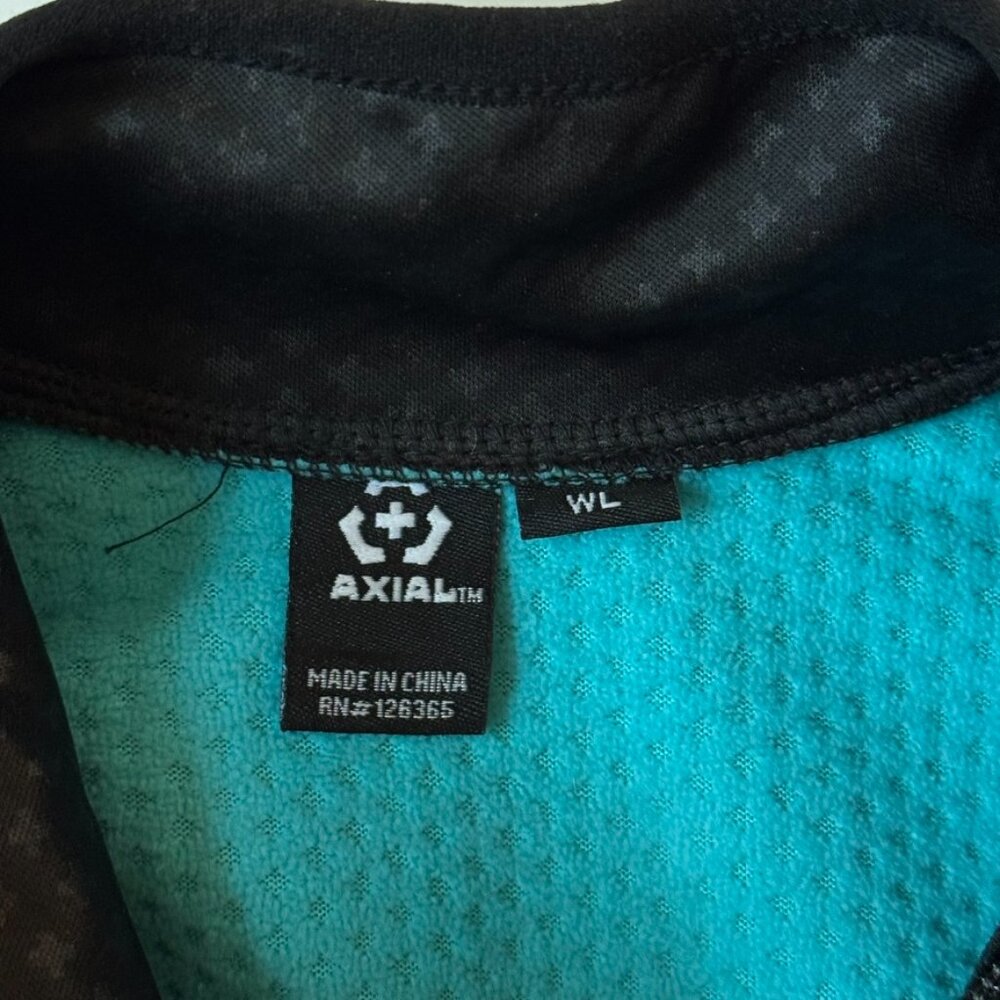 Axial Women L Black Full Zip Moto Cycle Jacket Softshell Block Vest Windblocker - Picture 3 of 7